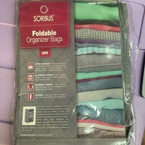 Foldable organizer bags 3pk. AP